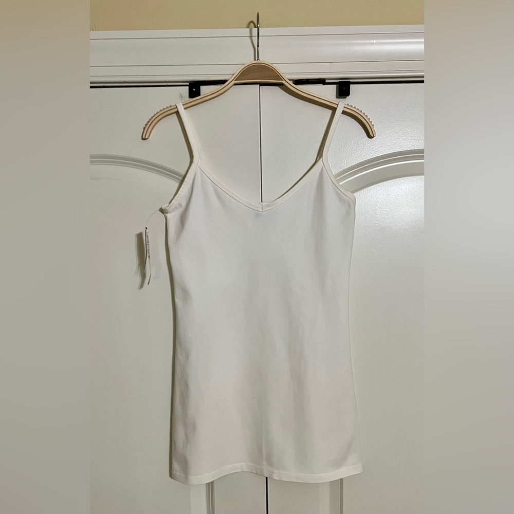NWT Buckle Spaghetti Strap Tank Top/Camisole - Winter White - MED